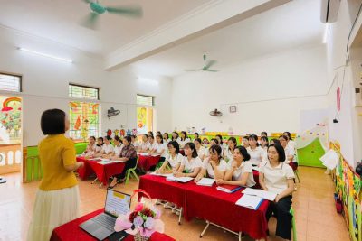 TRƯỜNG MẦM NON NGHĨA THÁI – TỔ CHỨC BỒI DƯỠNG HƯỚNG DẪN XÂY DỰNG VÀ THỰC HIỆN KẾ HOẠCH GIÁO DỤC CÁ NHÂN CHO TRẺ EM KHUYẾT TẬT LỨA TUỔI MẦM NON HỌC HÒA NHẬP TRONG CƠ SỞ GIÁO DỤC MẦM NON