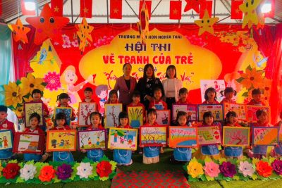 HỘI THI “VẼ TRANH CỦA TRẺ” – CHỦ ĐỀ “XUÂN YÊU THƯƠNG – TẾT SUM VẦY”