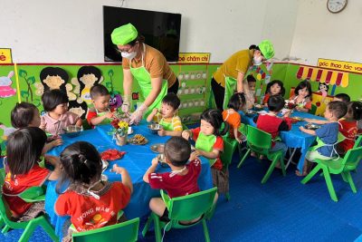 HOẠT ĐỘNG ĂN – NGỦ CỦA NHÓM NHÀ TRẺ B (24–36 THÁNG)